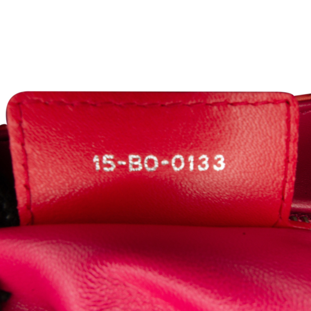 Pre-Loved Dior Medium Bicolor Lambskin Cannage Lady Dior - Picture 8 of 12